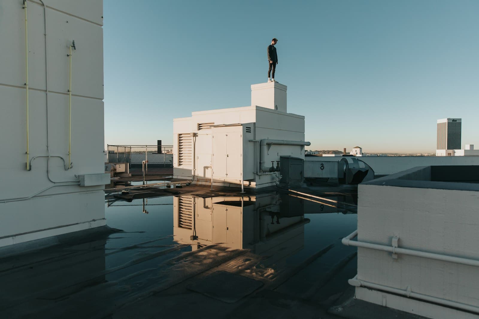 Laje de cobertura de edifício